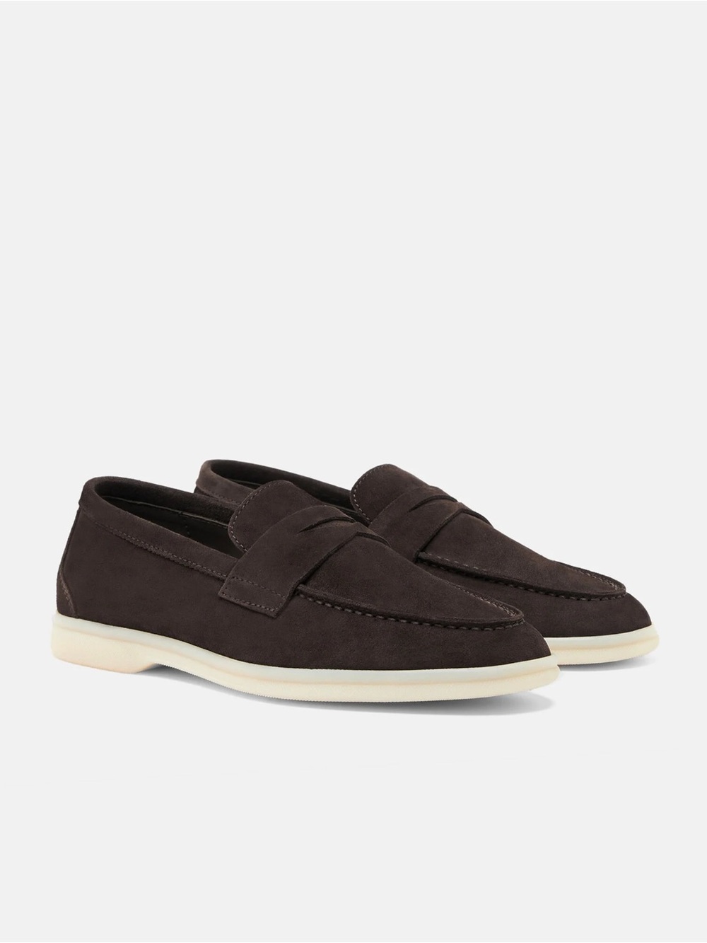 Scarosso Luciana Brown Suede Loafers